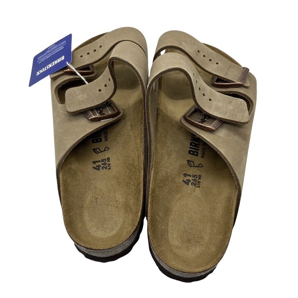 Birkenstock Arizona Tobacco Brown Regular New with Box Size EU 41 Women 10 Men 8 - Picture 8 of 15
